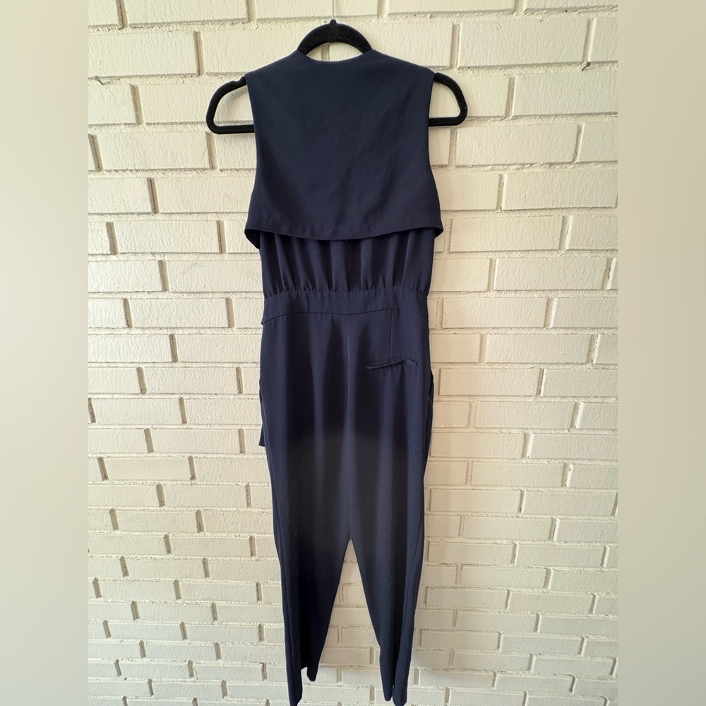 Topshop Dark Blue Women's Pantsuit - Size 4 - Picture 4 of 4